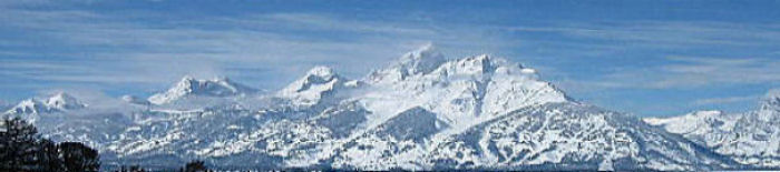 The Grand Teton Mountain Peaks